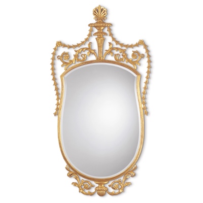 Oval mirror frame