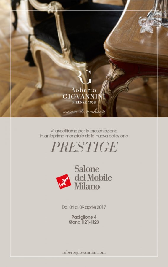 Collezione Prestige - Anteprima al Salone del Mobile 2017