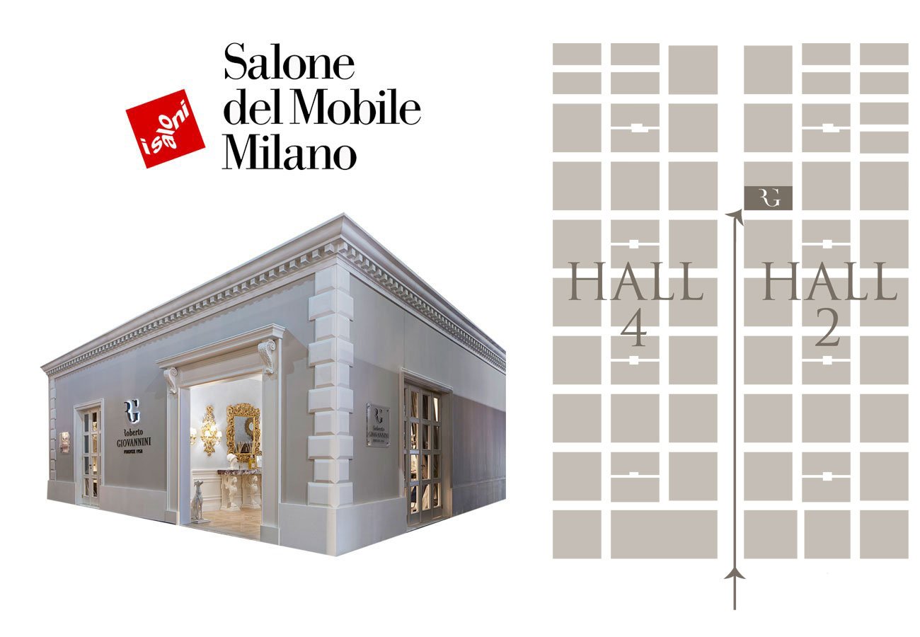 A new space for Roberto Giovannini's creations at Salone del Mobile 2018