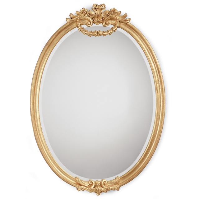 Oval mirror frame 