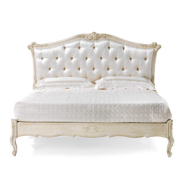 Borghese headboard - buttoned - leather