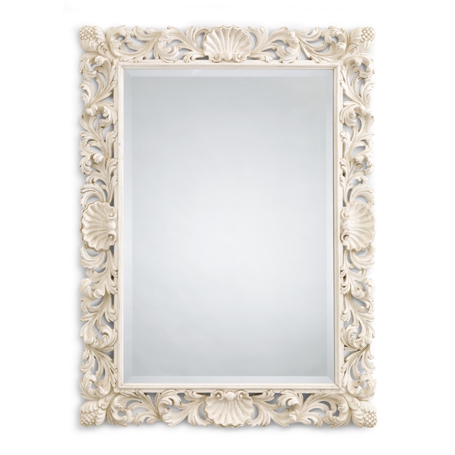 Mirror frame with shell 