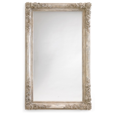 Mirror frame with flowers