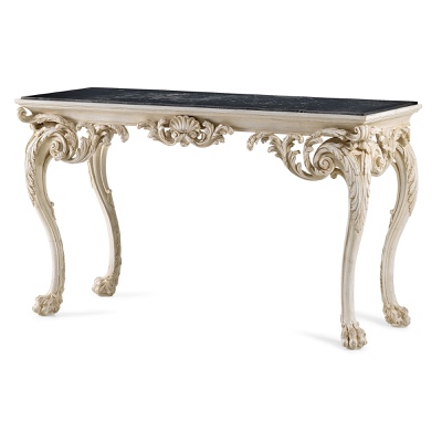 Console table with lion'S paw 