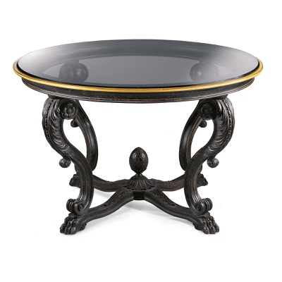 Round dining table with cross - Bar