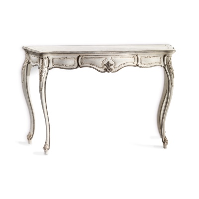 4 legs console table with drawer