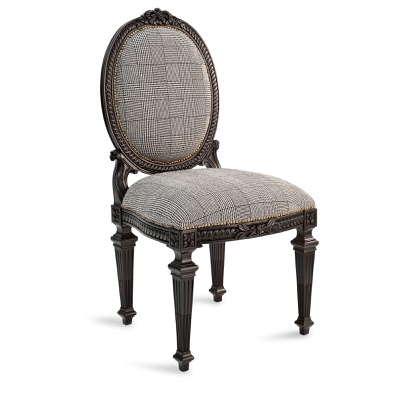 Oval back chair