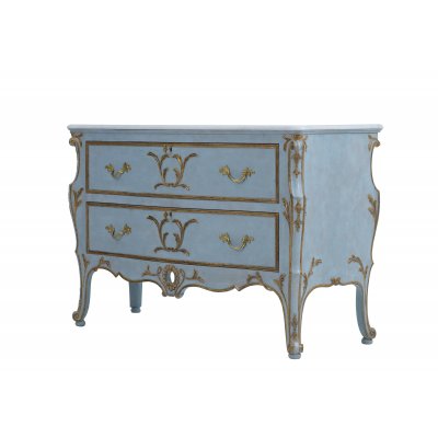 Chest Of Drawers with Bronze Handles