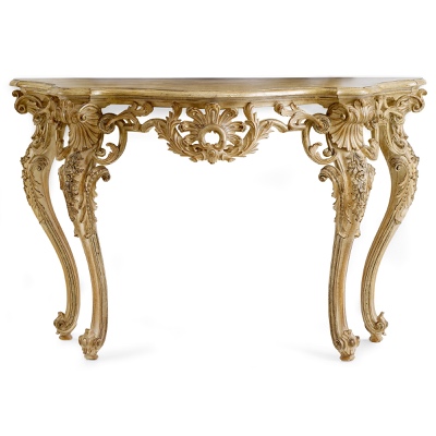 Central rosette console table 