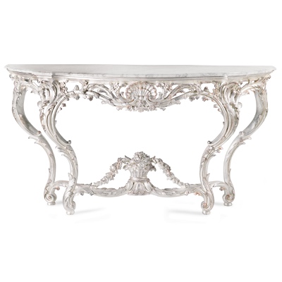 Shell console table 