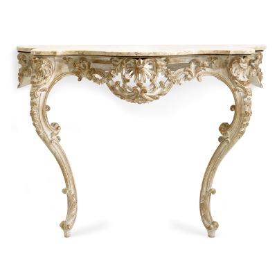 2 legs console table 